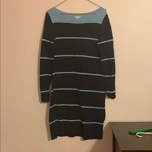 Striped long sleeve dress
